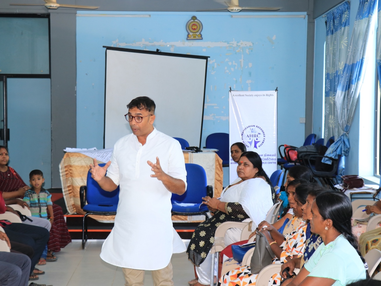 HR WORKSHOP FOR VILLAGE-LEVEL ORGANIZATIONS IN MUTUR